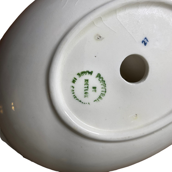 Vintage Metlox Poppytrail Divided Bowl California 9.75" X 7.25" Floral Pattern - Picture 6 of 8